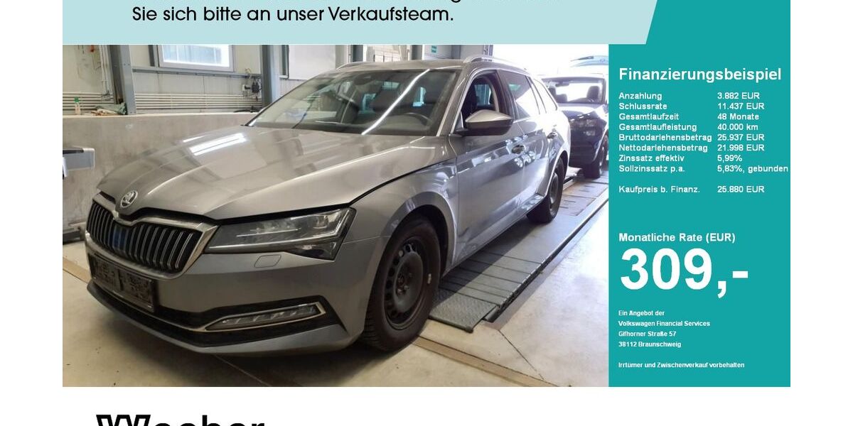 Skoda Superb 83.051 km 25.878 &euro; Leonberg 71229