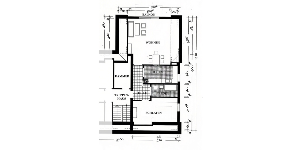 Etagenwohnung Stuttgart Vaihingen - 2 Zimmer, 70 m&sup2;, 680&euro; | Angebot:25862243