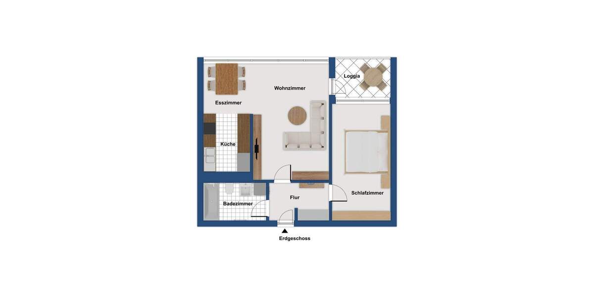 Etagenwohnung Tamm - 2 Zimmer, 64 m&sup2;, 149.000&euro; | Angebot:25742442