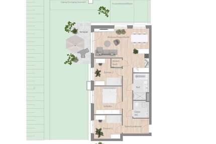 Wohnung Besigheim - 4.5 Zimmer, 98 m&sup2;, 1.580&euro; | Angebot:25555508