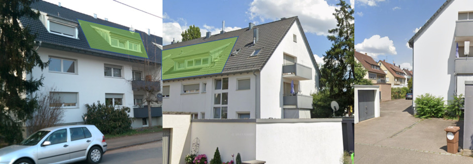 Dachgeschoßwohnung Stuttgart Mühlhausen - 3 Zimmer, 69 m&sup2;, 220.000&euro; | Angebot:24318382