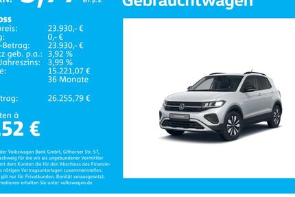 VW T-Cross 4.173 km 22.930 &euro; Stuttgart-Wangen 70188