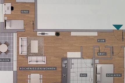 Wohnung Backnang - 3 Zimmer, 84 m&sup2;, 1.015&euro; | Angebot:25944141