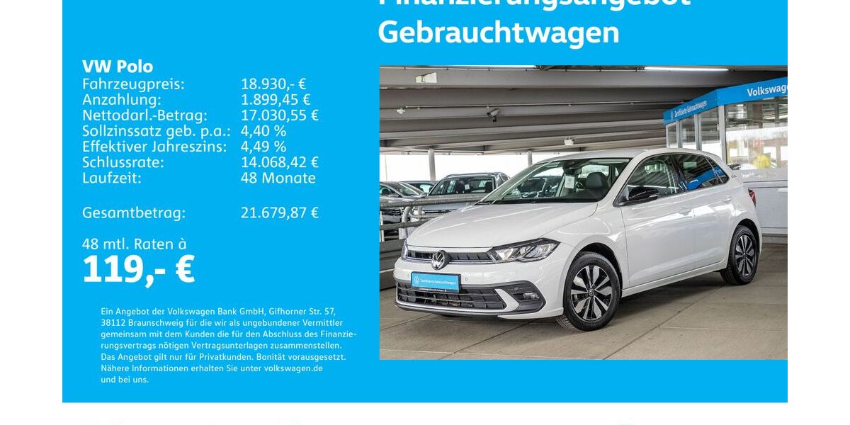 VW Polo 24.007 km 18.930 &euro; Stuttgart-Wangen 70188