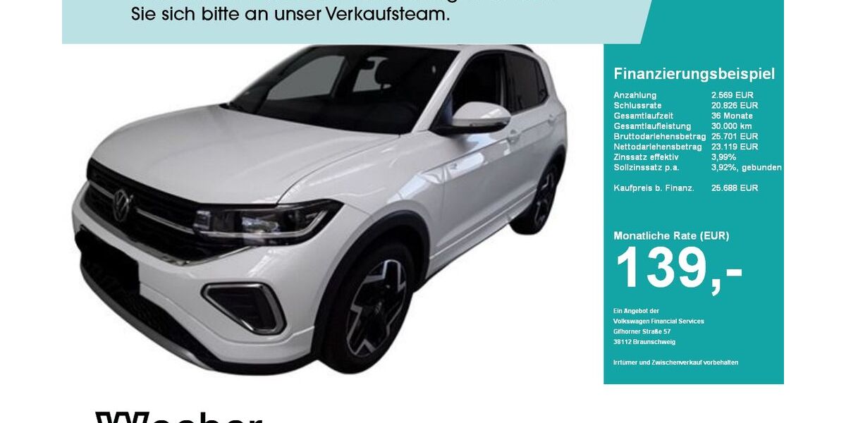 VW T-Cross 6.243 km 25.540 &euro; Leonberg 71229