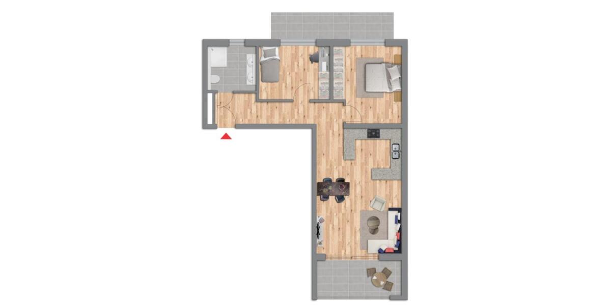 Etagenwohnung Vaihingen an der Enz - 3 Zimmer, 84 m&sup2;, 1.350&euro; | Angebot:25170947