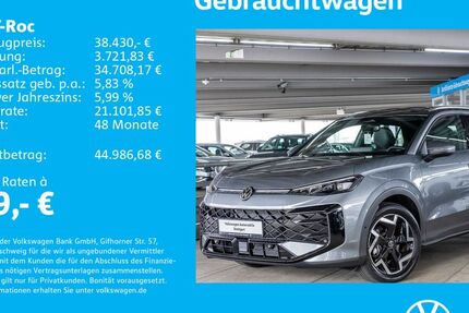 VW T-Roc 1.505 km 38.430 &euro; Stuttgart-Wangen 70188