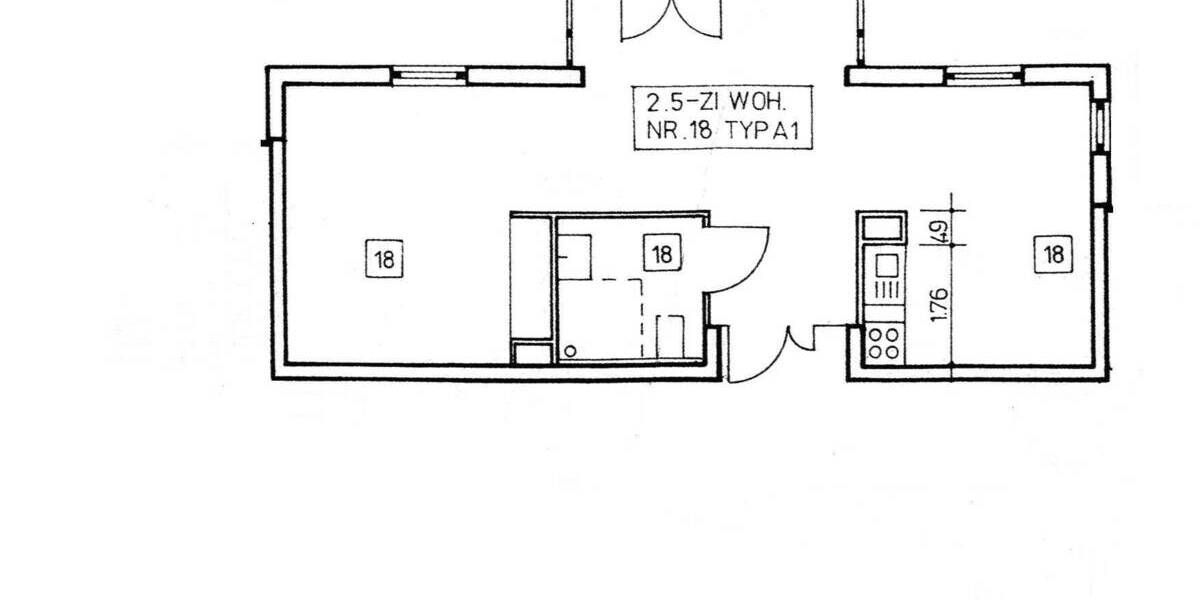 Etagenwohnung Backnang - 2 Zimmer, 47 m&sup2;, 665&euro; | Angebot:25671907