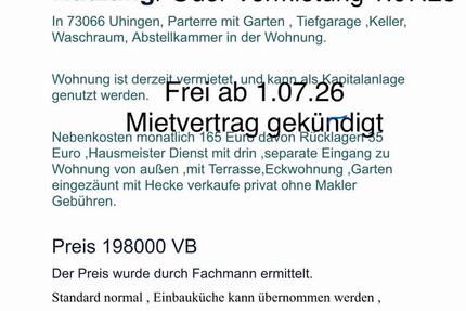 Wohnung Uhingen - 1 Zimmer, 57 m&sup2;, 198.000&euro; | Angebot:25842653