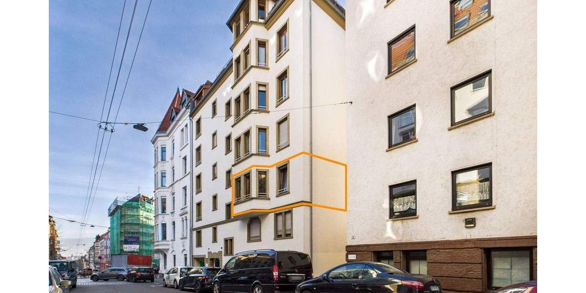 Etagenwohnung Stuttgart West - 3 Zimmer, 75 m&sup2;, 399.000&euro; | Angebot:25671742