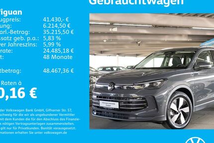 VW Tiguan 1.505 km 40.930 &euro; Stuttgart-Wangen 70188