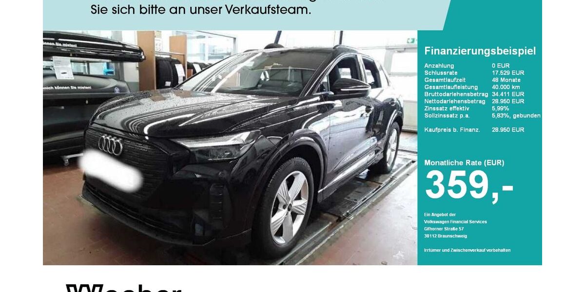 Audi Q4 e-tron 58.918 km 28.650 &euro; Leonberg 71229