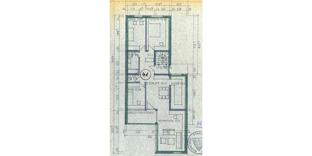 Erdgeschoßwohnung Esslingen am Neckar Brühl - 4.5 Zimmer, 114 m&sup2;, 1.350&euro; | Angebot:26341258