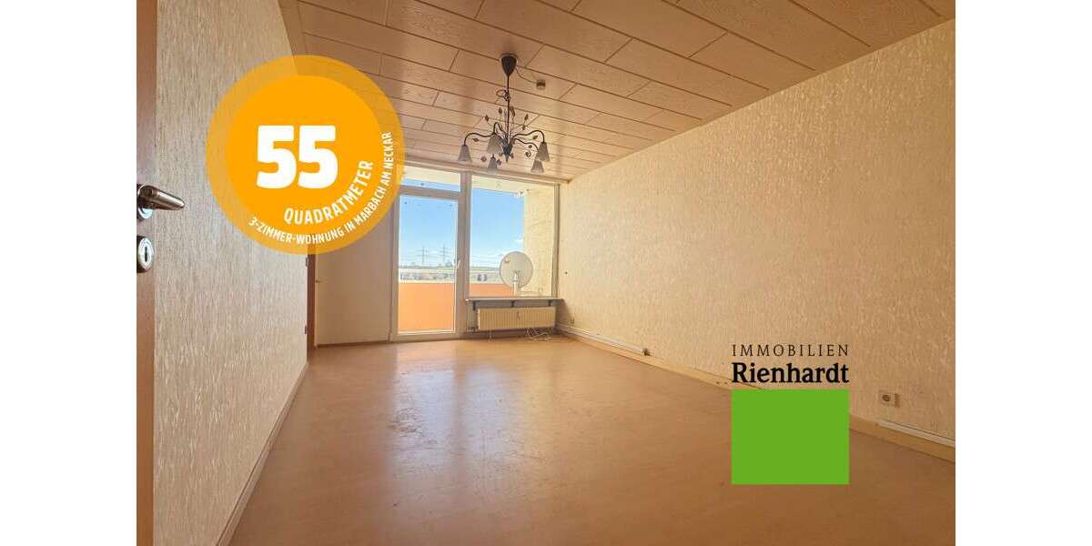 Etagenwohnung Marbach am Neckar / Hörnle Hörnle - 3 Zimmer, 55 m&sup2;, 159.000&euro; | Angebot:25796342