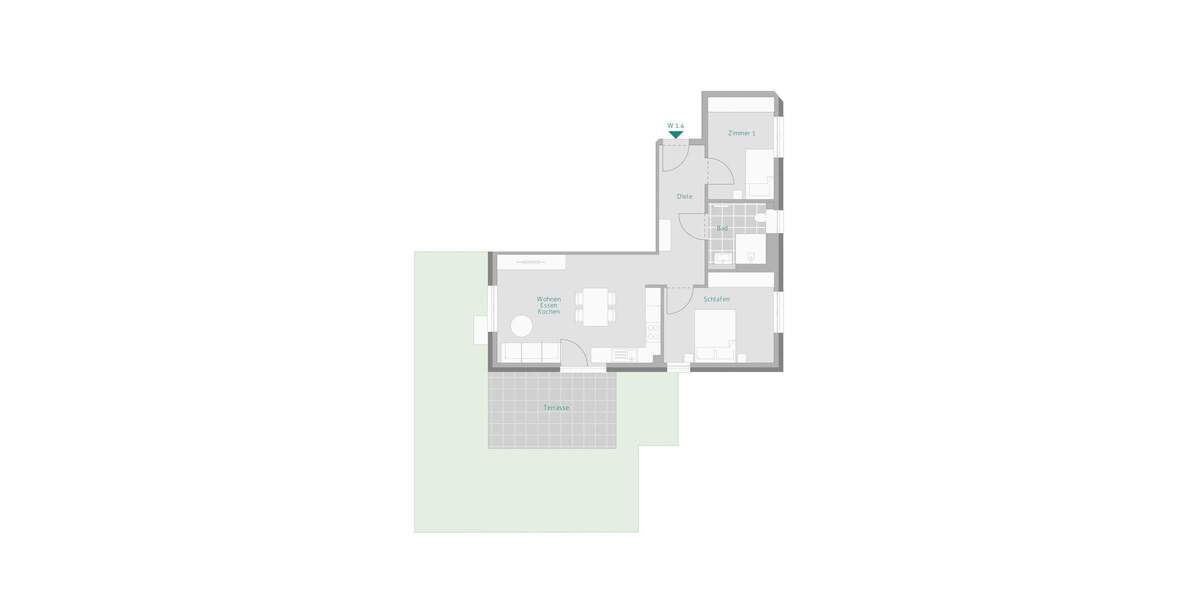 Etagenwohnung Renningen - 3 Zimmer, 73 m&sup2;, 551.000&euro; | Angebot:25738273