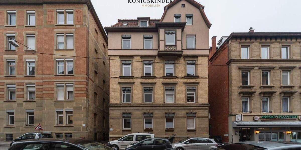 Etagenwohnung Stuttgart Mitte - 3 Zimmer, 82 m&sup2;, 399.000&euro; | Angebot:25731177