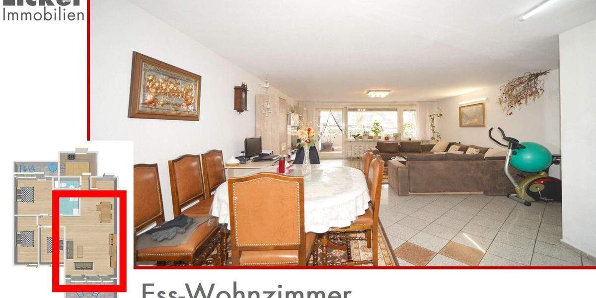 Etagenwohnung Winnenden Schelmenholz - 4 Zimmer, 108 m&sup2;, 330.000&euro; | Angebot:25677884
