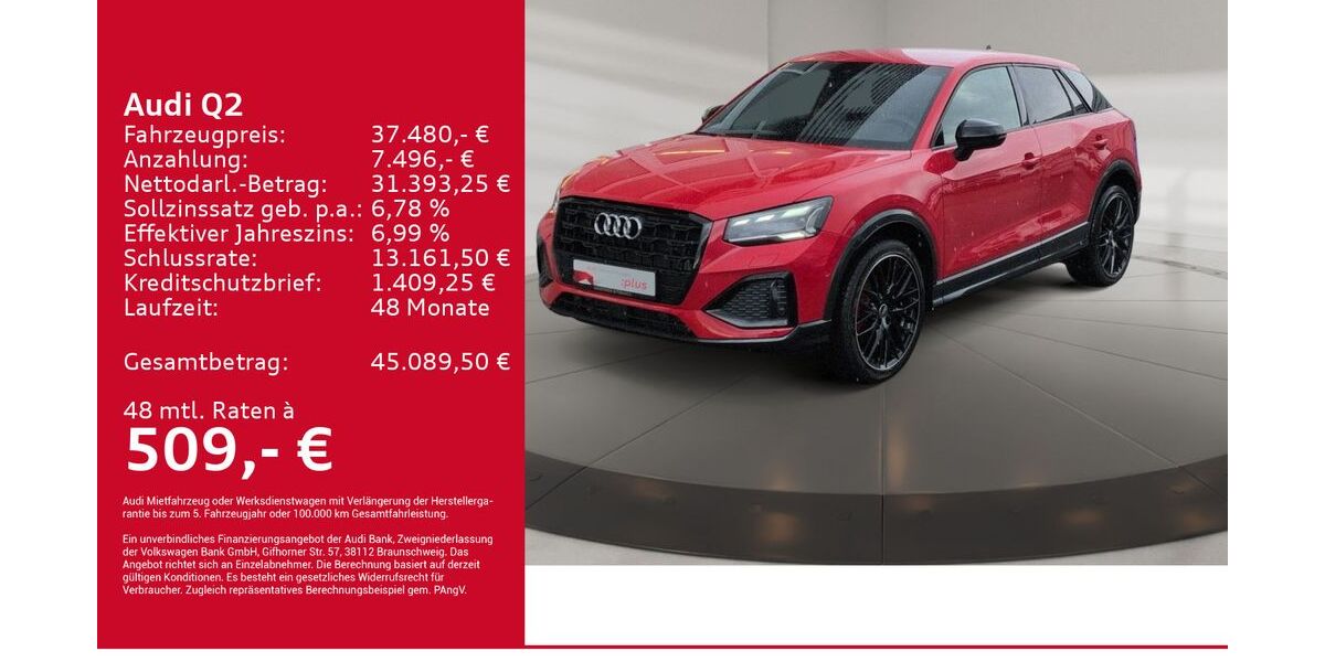 Audi Q2 7.750 km 37.480 &euro; Kirchheim 73230