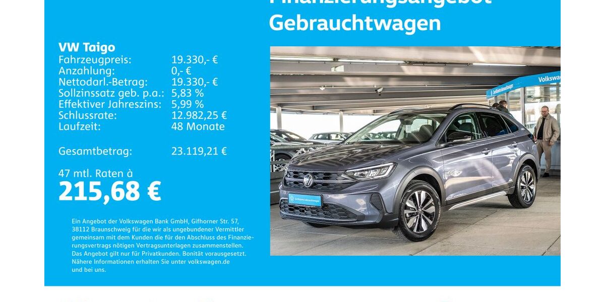 VW Taigo 24.660 km 19.230 &euro; Stuttgart-Wangen 70188