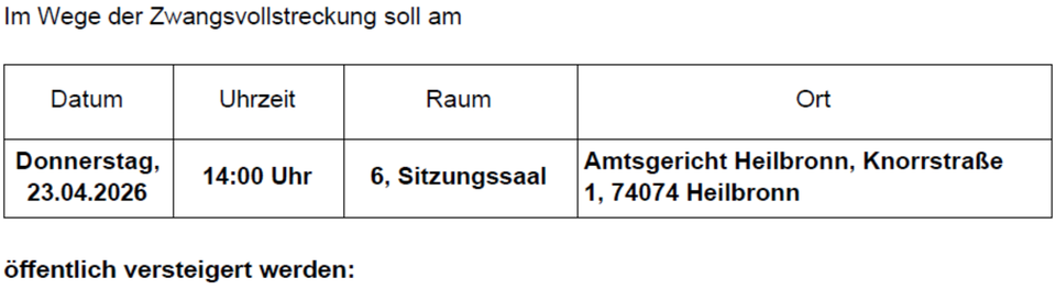 Doppelhaushälfte Talheim - 6 Zimmer, 142 m&sup2;, 348.000&euro; | Angebot:24327515