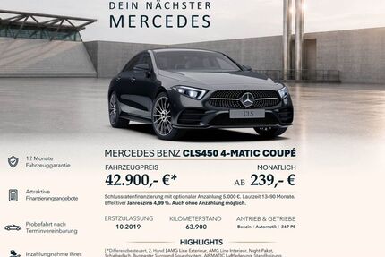 Mercedes-Benz CLS 450 63.900 km 42.900 &euro; Ebersbach an der Fils 73061