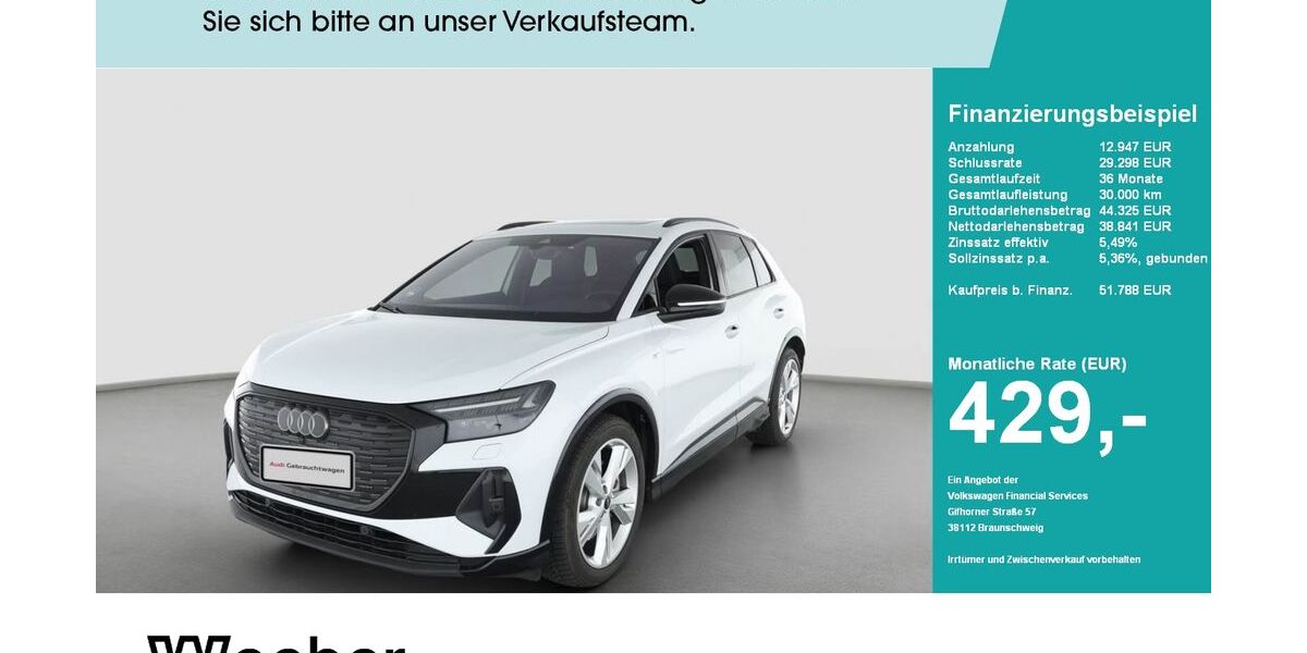 Audi Q4 e-tron 13.900 km 51.450 &euro; Leonberg 71229