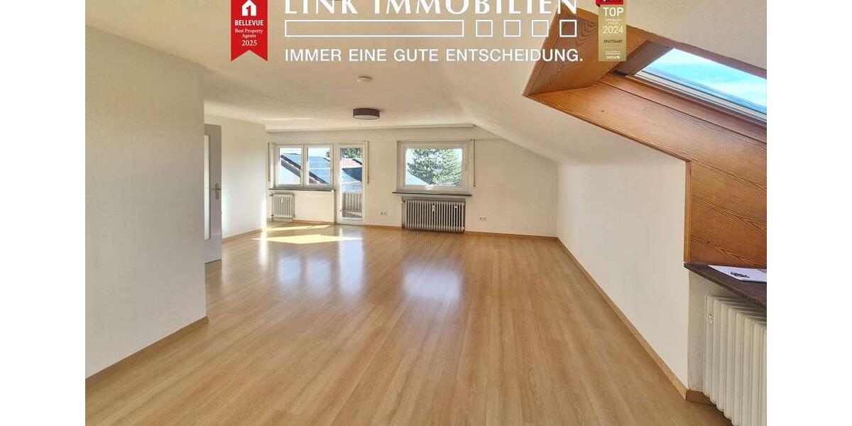 Dachgeschoßwohnung Stuttgart Sillenbuch - 1.5 Zimmer, 59 m&sup2;, 700&euro; | Angebot:25282511