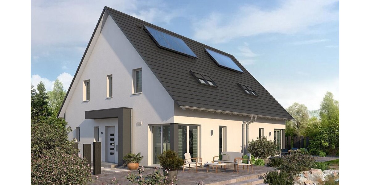 Höfingen vor der Türe!??️? DHH mit Bauplatz direkt am Feldrand, Küche, Garage! - Doppelhaushälfte Leonberg Höfingen | Angebot:27334423