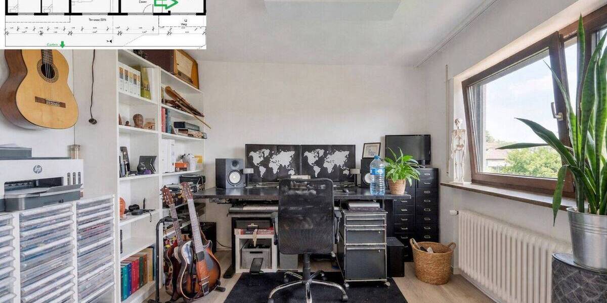 Etagenwohnung Esslingen Zell - 4 Zimmer, 137 m&sup2;, 385.000&euro; | Angebot:25969939