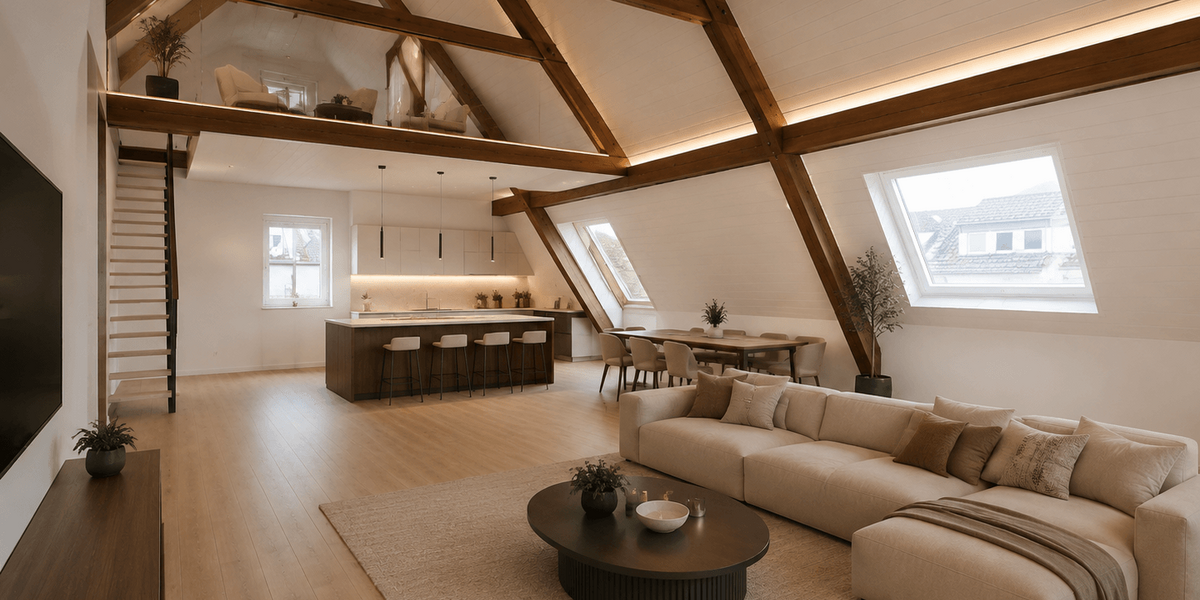 „Haus auf dem Haus“ – gesamtes Dachgeschoss mit kompletter Bühne und außergewöhnlichem Ausbaupotenzi - Dachgeschoßwohnung Weilheim an der Teck | Angebot:27532420