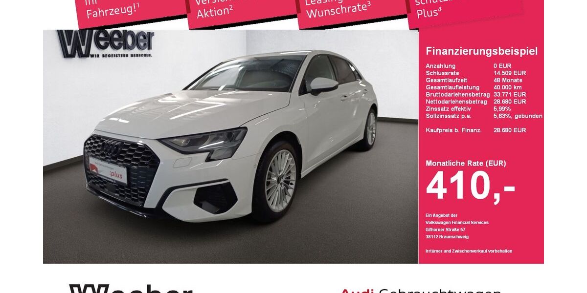 Audi A3 10.370 km 28.680 &euro; Leonberg 71229