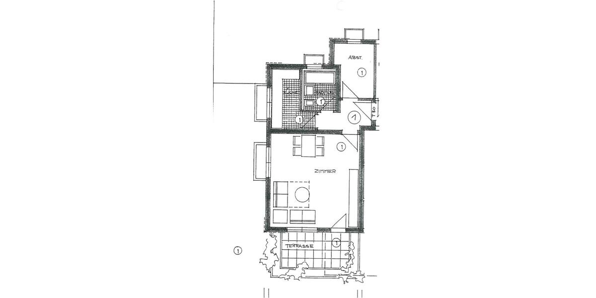 Etagenwohnung Althütte - 1.5 Zimmer, 46 m&sup2;, 162.500&euro; | Angebot:25986939