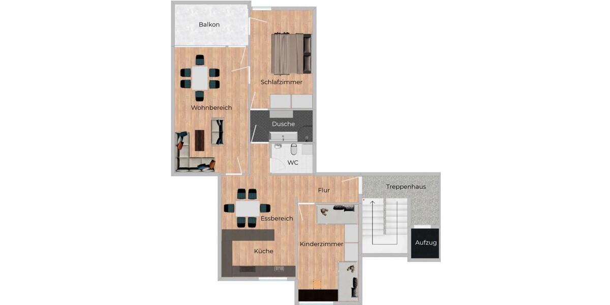 Etagenwohnung Ditzingen - 3.5 Zimmer, 89 m&sup2;, 295.000&euro; | Angebot:25446686
