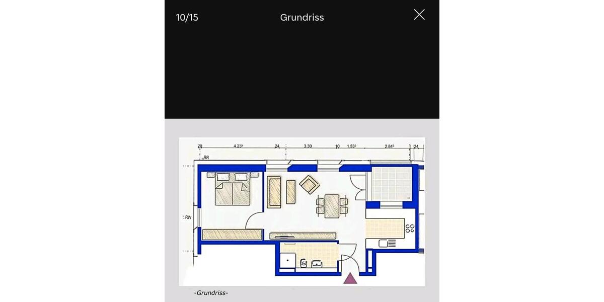 Etagenwohnung Ostfildern - 2 Zimmer, 56 m&sup2;, 324.000&euro; | Angebot:27278280