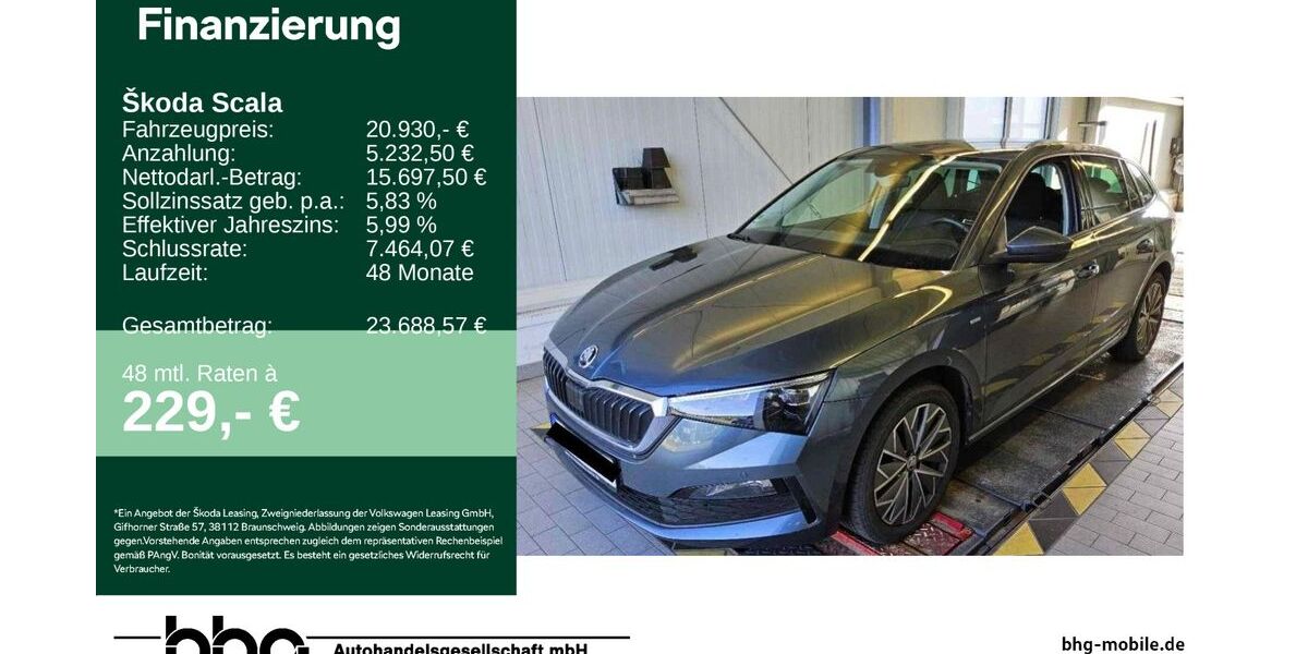 Skoda Scala 56.486 km 20.930 &euro; Göppingen 73037