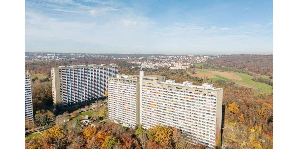 Etagenwohnung Stuttgart Asemwald - 2 Zimmer, 63 m&sup2;, 199.000&euro; | Angebot:25685457