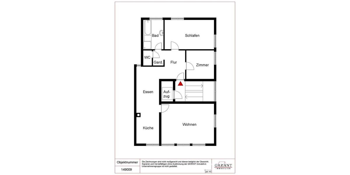 Etagenwohnung Esslingen am Neckar Oberesslingen - 3 Zimmer, 95 m&sup2;, 1.100&euro; | Angebot:26261611
