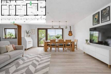 Wohnung Esslingen Zell - 4 Zimmer, 137 m&sup2;, 385.000&euro; | Angebot:25969939