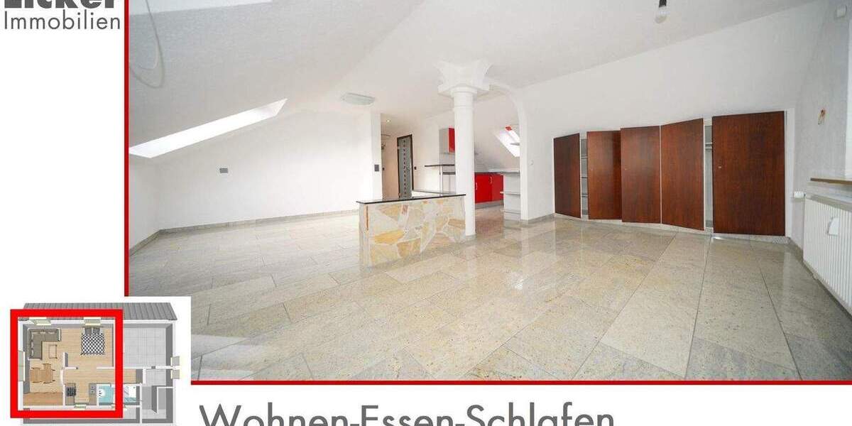 Etagenwohnung Waiblingen - 1 Zimmer, 29 m&sup2;, 98.000&euro; | Angebot:25773326