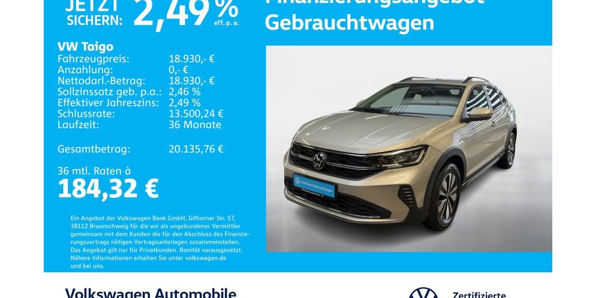 VW Taigo 16.193 km 18.330 &euro; Stuttgart-Feuerbach 70469