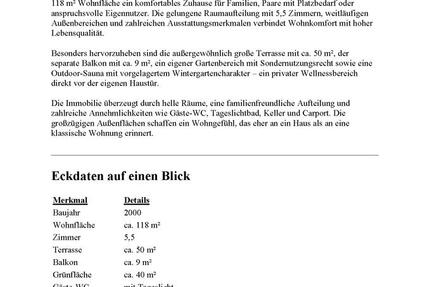 Wohnung Remseck am Neckar - 5.5 Zimmer, 118 m&sup2;, 550.000&euro; | Angebot:27607453