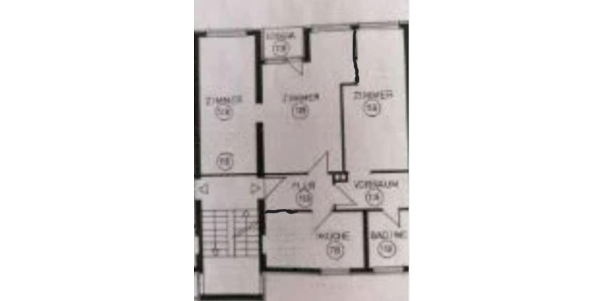 Etagenwohnung Stuttgart Degerloch - 3 Zimmer, 74 m&sup2;, 339.000&euro; | Angebot:25424445