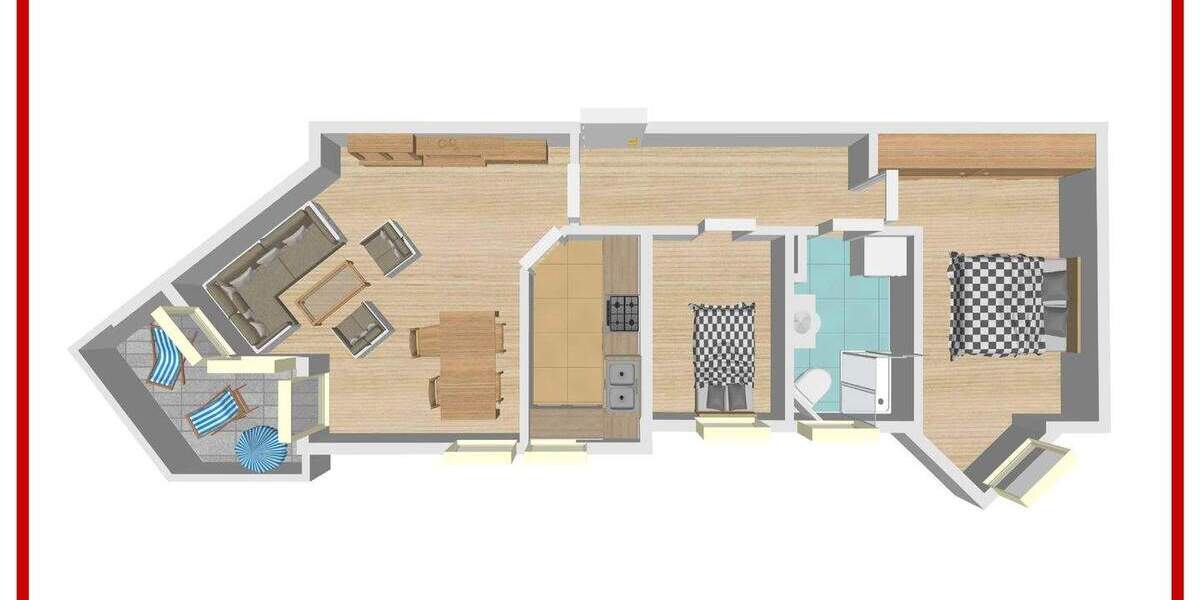 Etagenwohnung Winnenden - 3 Zimmer, 68 m&sup2;, 229.000&euro; | Angebot:25732774