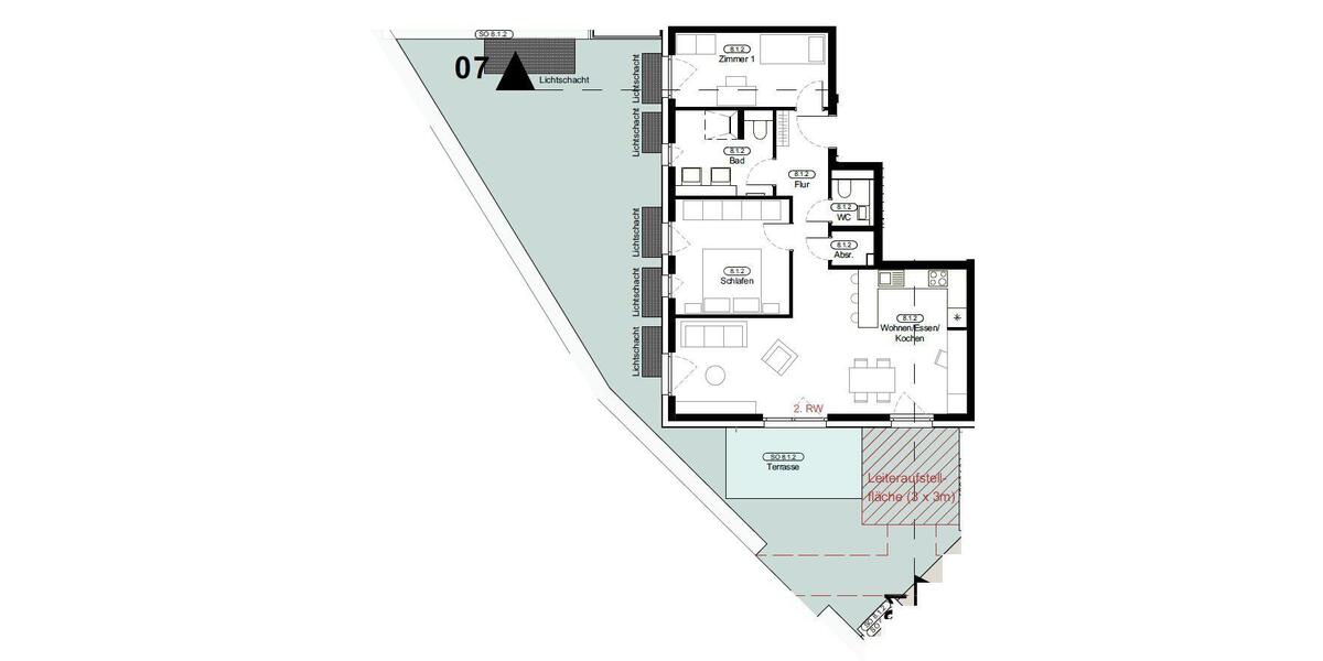 Erdgeschoßwohnung Remseck am Neckar - 3 Zimmer, 80 m&sup2;, 1.550&euro; | Angebot:26348643