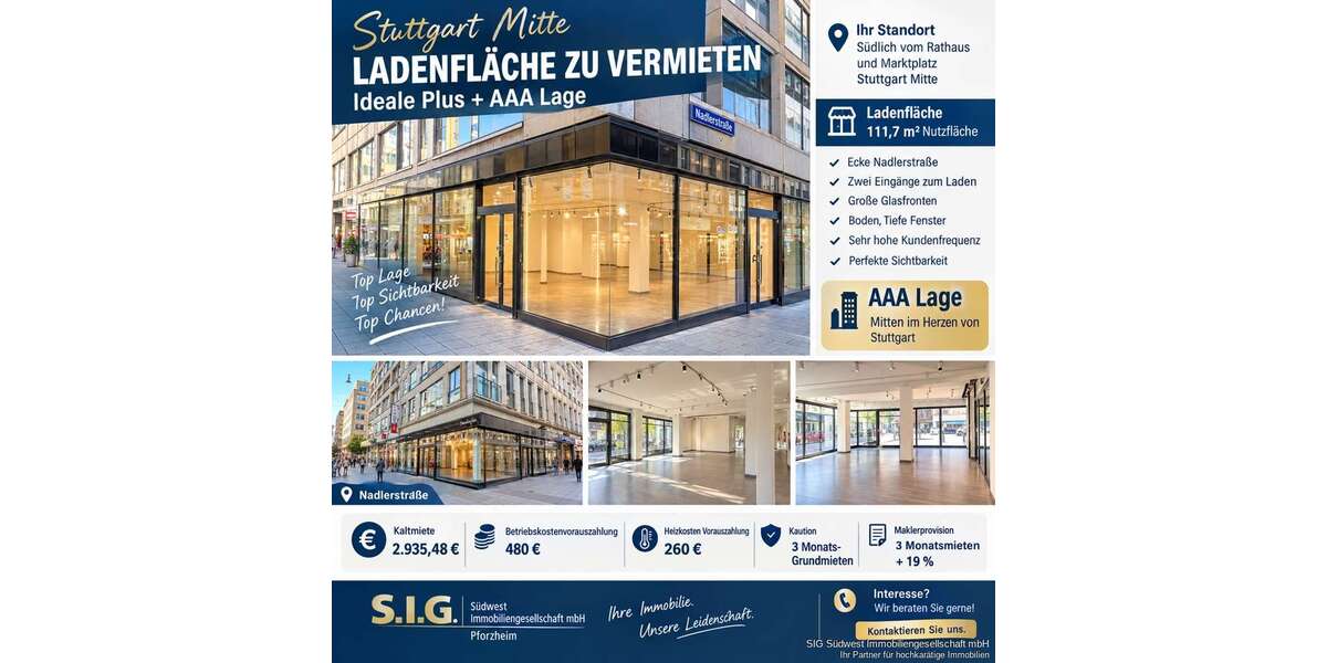 Gewerbeobjekt Stuttgart - 2.935&euro; | Angebot:27717737