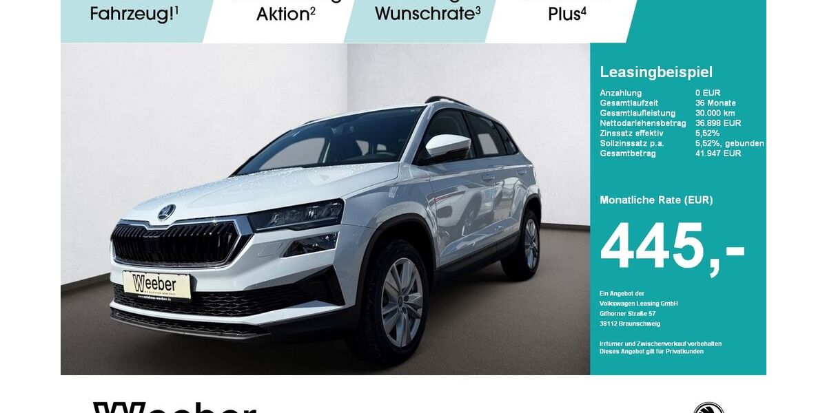 Skoda Karoq 1.999 km 33.590 &euro; Leonberg 71229