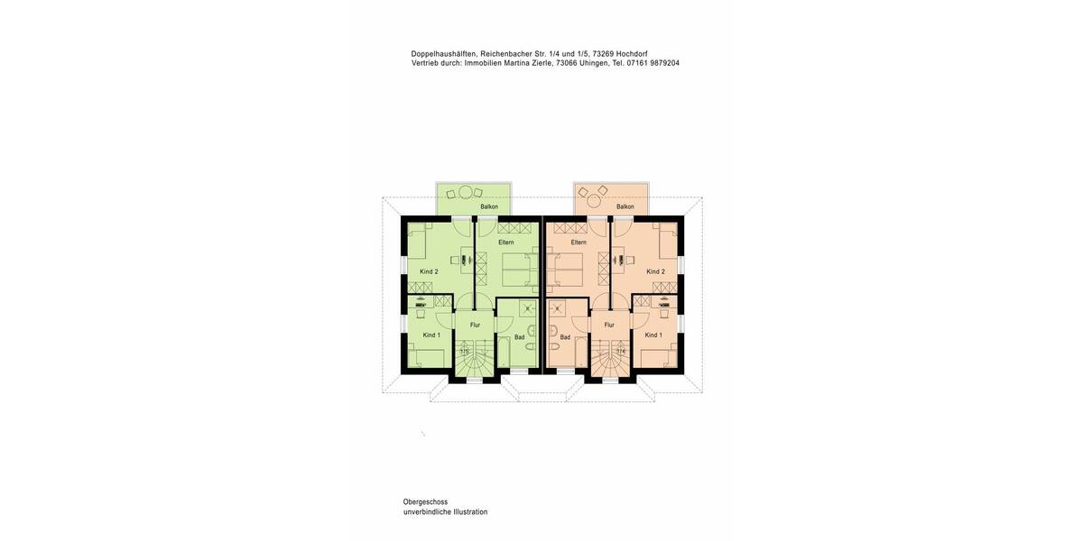 Doppelhaushälfte Hochdorf - 5 Zimmer, 150 m&sup2;, 759.000&euro; | Angebot:25676238