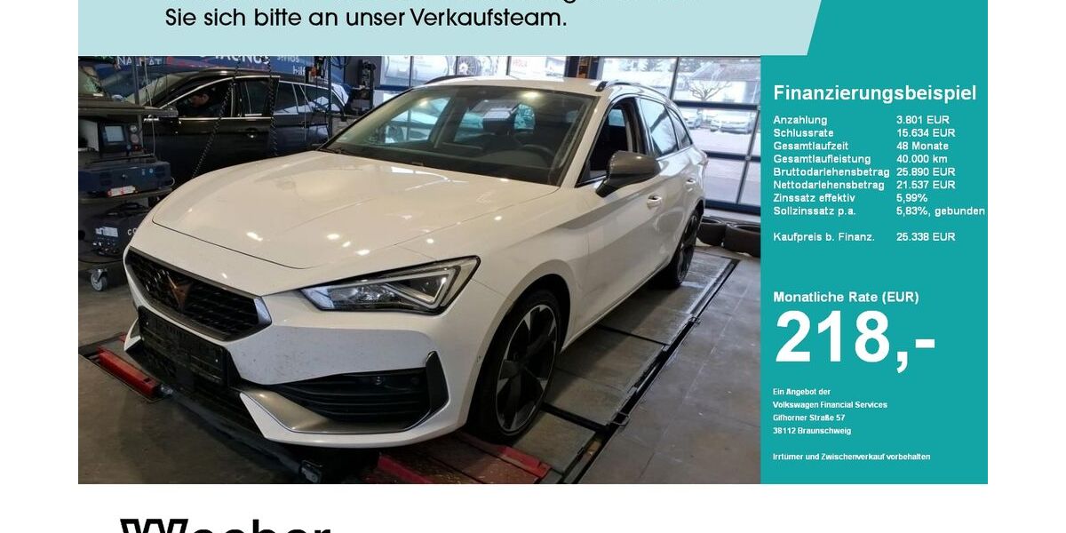 Cupra Leon 59.287 km 24.690 &euro; Leonberg 71229