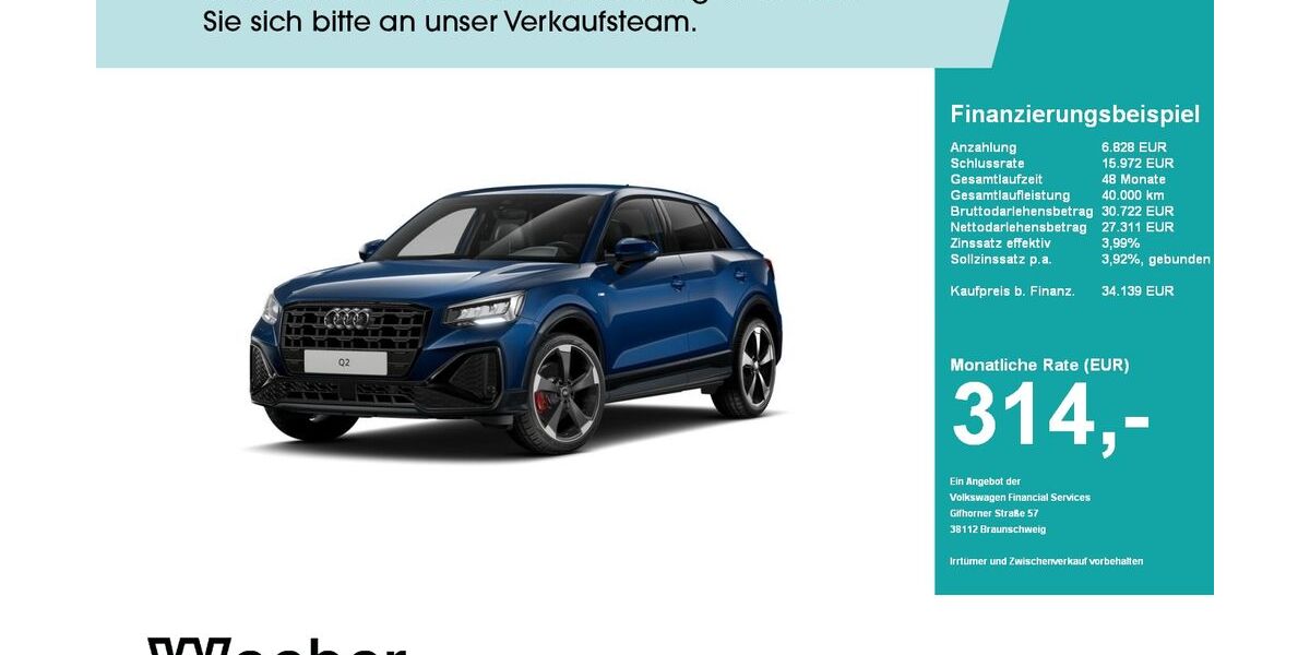 Audi Q2 11.027 km 33.790 &euro; Leonberg 71229