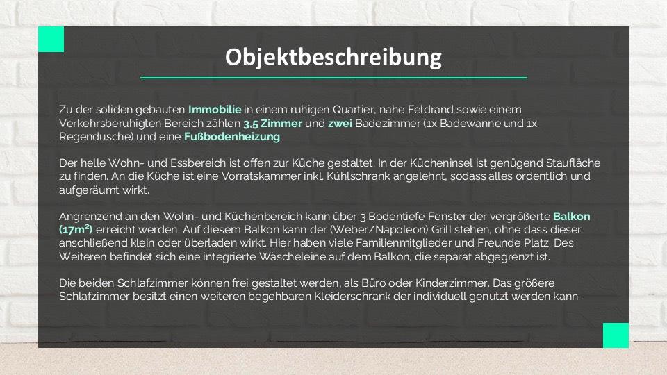 Etagenwohnung Bietigheim-Bissingen Bissingen - 3.5 Zimmer, 87 m&sup2;, 419.000&euro; | Angebot:25275795